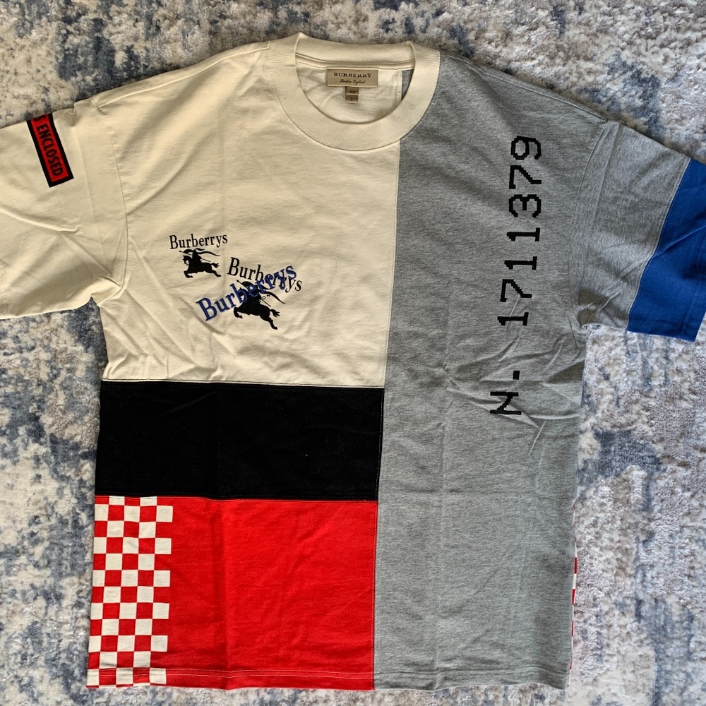Burberry White Palak Tee
